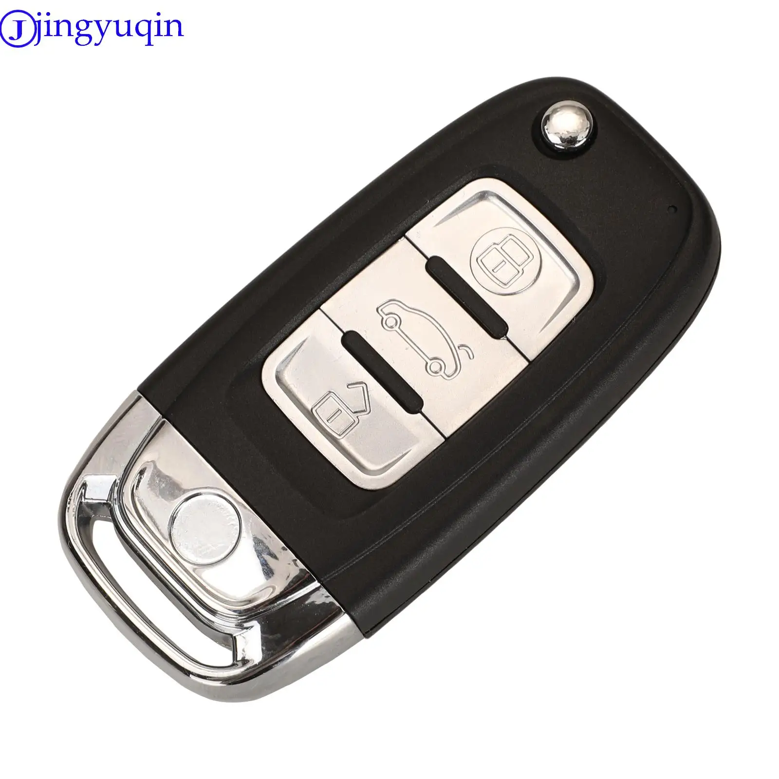 jingyuqin Modified Flip Remote Car Key Shell Fob For Volkswagen VW Golf Polo Touareg Tiguan Jetta Beetle MK6 ( 5K0837202AD )