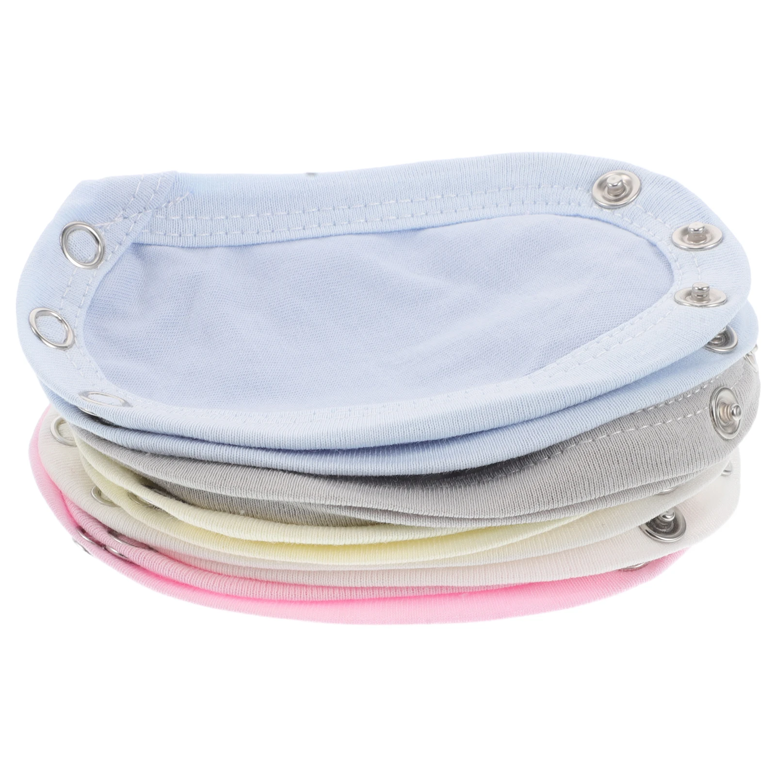 

10Pcs Baby Bodysuit Extender Cotton Extension for Easy Diaper Change Lengthening Piece for Boys Girls Newborn