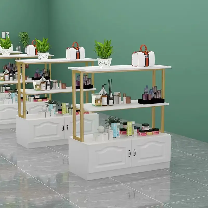 Beauty Salon Showcase Nakajima Showcase Simple Modern Bag Store Shoe Store Shelf Display Cabinet Maternal and Infant Store