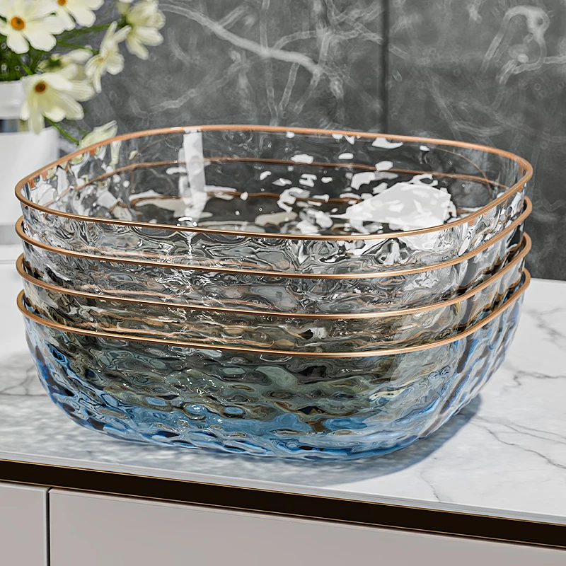 وعاء فواكه شفاف فاخر 24 سم، طبق صامولة للوجبات الخفيفة الأنيق، صينية تقديم بلاستيكية PET لطاولة المطبخ، عرض الوجبات الخفيفة للحفلات #3