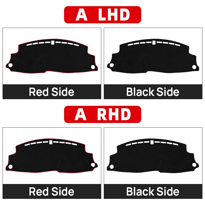 For Honda HR-V 2014 2015 2016 2017 2018 2019 2020 HRV HR V Car Dashboard Cover Avoid Light Pad Non-Slip Carpet Accessories