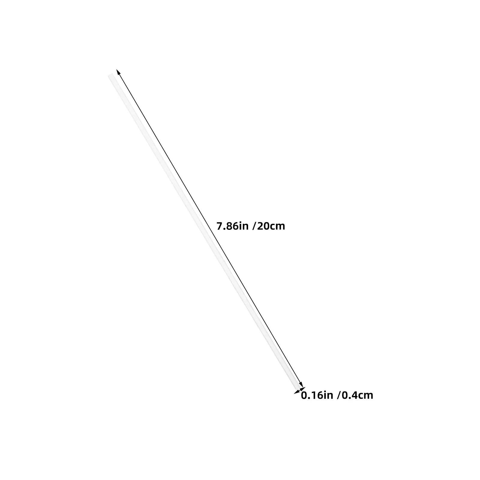 25 Stuks Acryl Figuur Ondersteuning Staven Clear 4Mm Ronde Bars Stabiele Klei Stand Sticks Beeldhouwen Display Houders Crafting Accessoires
