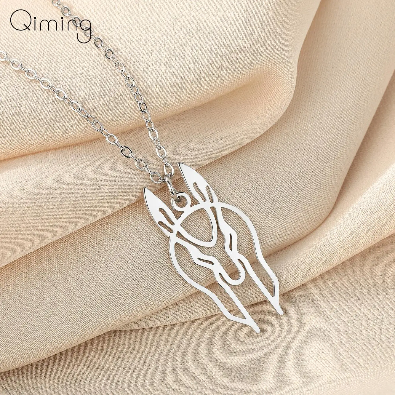 Stainless Steel Zodiac God Anubis Necklace For Women Men Ancient Egypt Jewelry The Guardian Ofthe Tombs Pendant Necklace