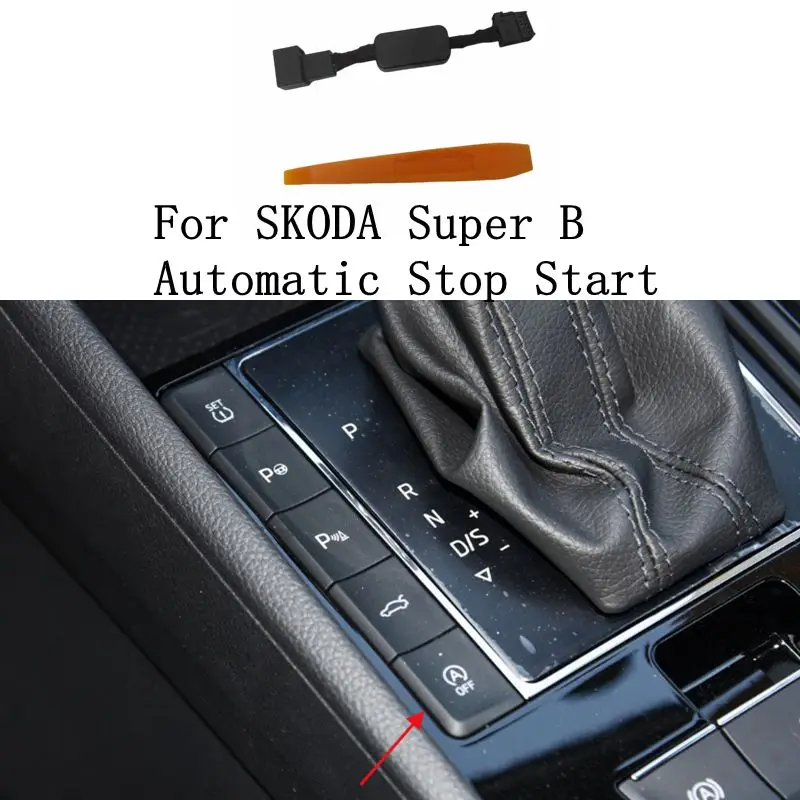 

For SKODA Super B Automatic Stop Start Engine System Off Device Memory Mode Control Sensor Plug Stop Cancel Cable