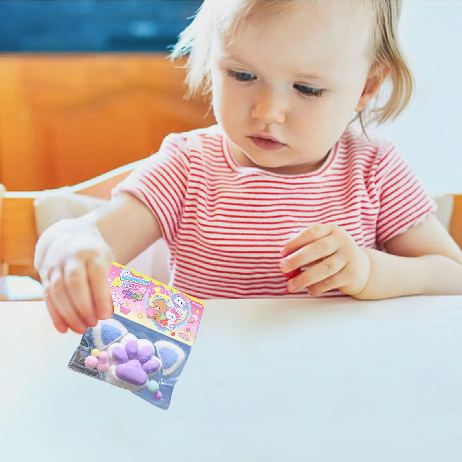 

Сенсорная игрушка для сжимания кошачьей лапы, эластичная игрушка в виде кошачьей лапы, эластичные эластичные шарики, сувениры для вечеринок для классной комнаты, школьные вечерние сувениры