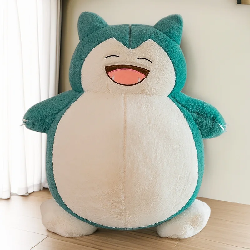 30-60cm lindo snorlax Plushie dibujos animados Pokemon snorlax juguetes de peluche suave relleno Pokémon snorlax muñeca niños regalos de cumpleaños decoración de la habitación