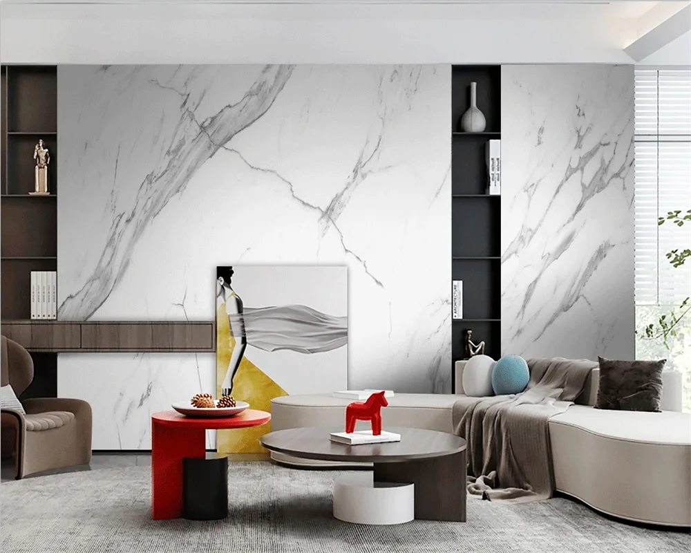 beibehang Customized papel de parede modern new Chinese style marbled jazz coffee shop tooling background wallpaper