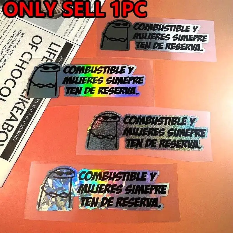 1Pc Funny Little Devil Quote Motorcycle Sticker,Scratch Cover for Trunk,Side Panel,Tank,Glass,Metal,Universal Decor