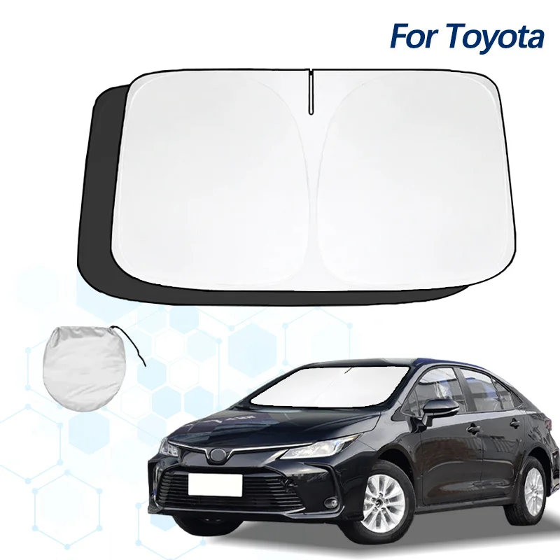 For Toyota Corolla E210 Windshield Sun Shade Sunshade Sun Visor Protector Foldable Blocks UV Rays Keep Car Cooler