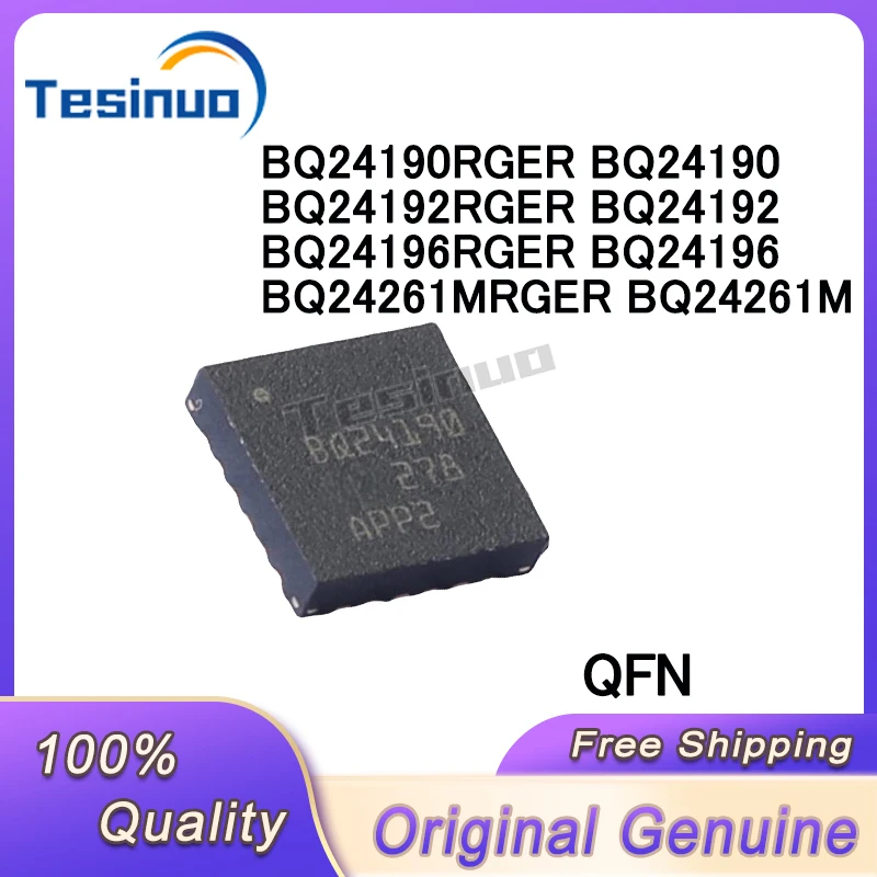 5/PCS New BQ24190RGER BQ24190 BQ24192RGER BQ24192 BQ24196RGER BQ24196 BQ24261MRGER BQ24261M Power management chip In Stock