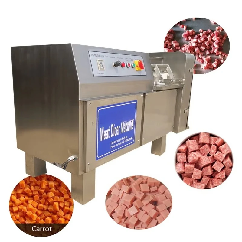 Customized Frozen Meat 3D Dicer Ham Cube Cutter Beef Dicing Machine Model 350