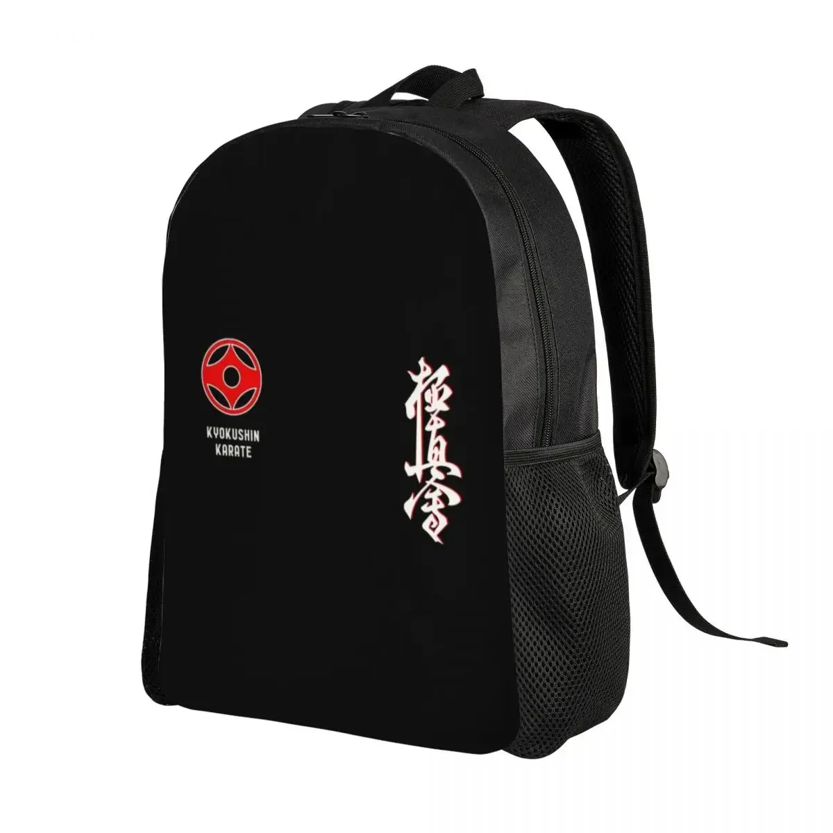 Karate Kyokushin Laptop Backpack Men Women Casual Bookbag for College School Students Martial Arts Bag