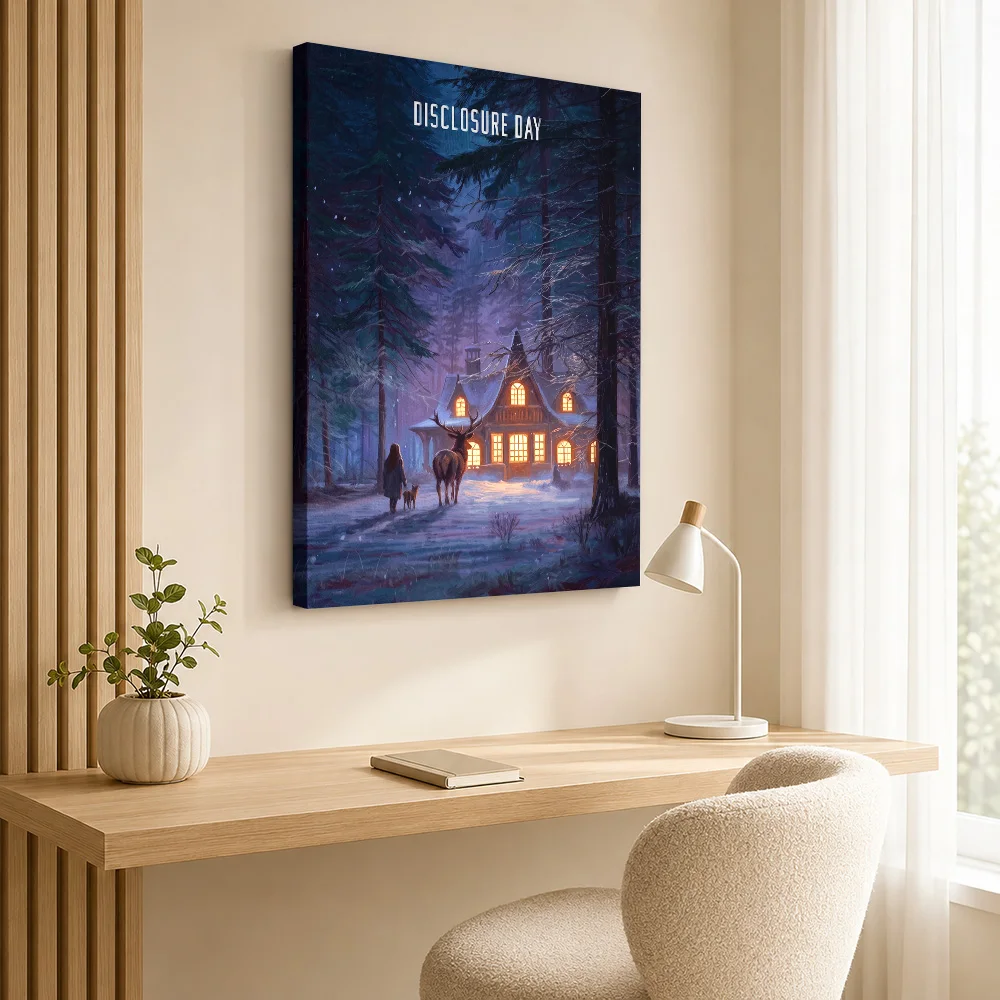 Disclosure Day Movie Canvas Poster Customized Vintage Movie Wall Paintings Decoration for Man Cave Ready to Hang Gift for Fans