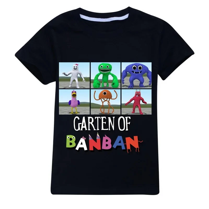 New Game Garten Of BanBan Kids T-shirt Children Summer Clothes Tee Tops Banban Garden Print T Shirt Cartoon Funny O-Neck T Shirt image 3