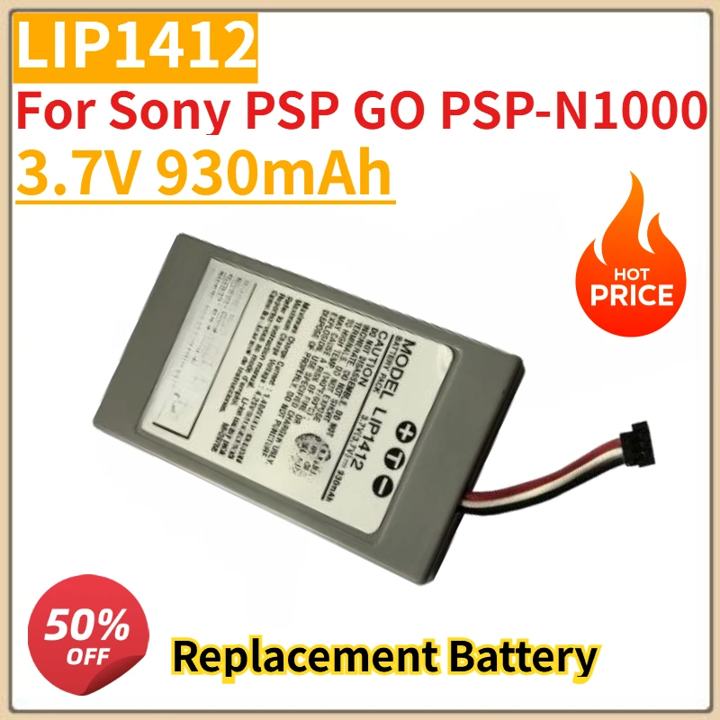 

High Quality New 3.7V 930mAh LIP1412 Original Replacement Battery for Sony PSP GO PSP-N1000