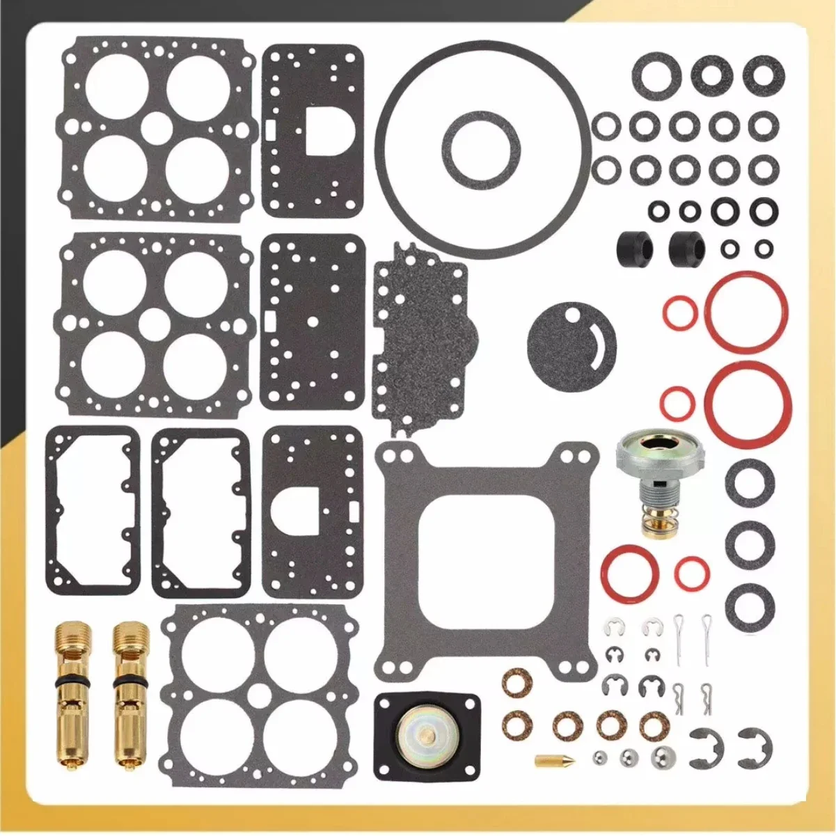 For Holley Carburetor Rebuild Kit for Efficient Repairs on Models Perfect Fit for Series Including the Popular Types