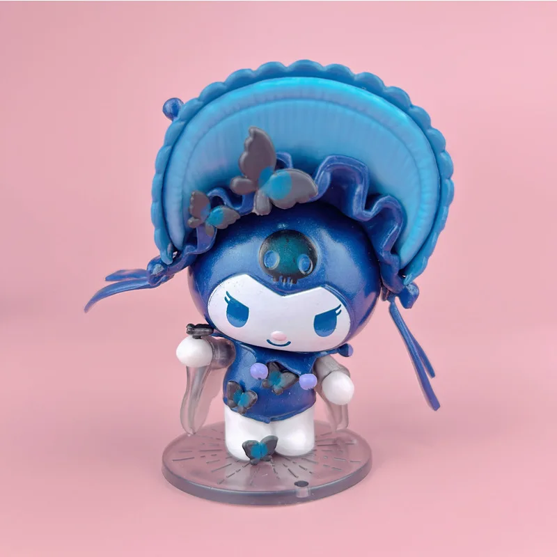 Sanrio My Melody kuromi figura juguetes imagen de dibujos animados clásica My Melody figura de acción caja juguete regalo para niños