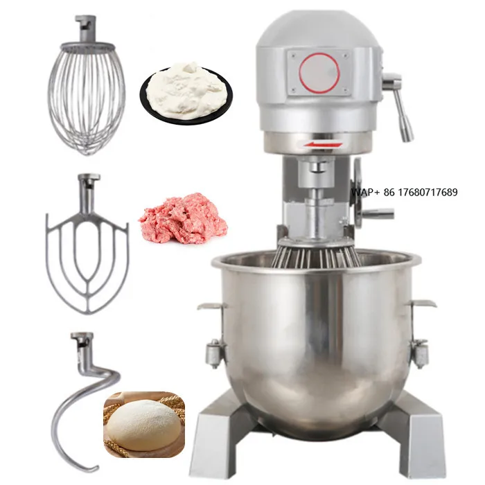 

Промышленный тестомес 20-80 л, коммерческая машина для замеса теста, блендер для начинок, миксер для яиц, тестомесильная машина для муки