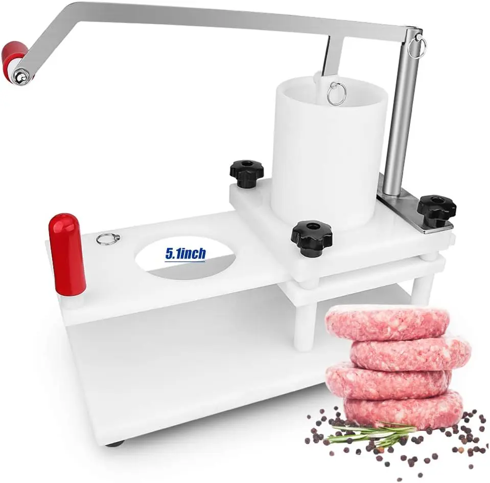 110mm130mm Manual Patty Press Making Machine Hamburger & Meat Ball Forming Press Maker Burger & Nuggets Meat Forming Machine