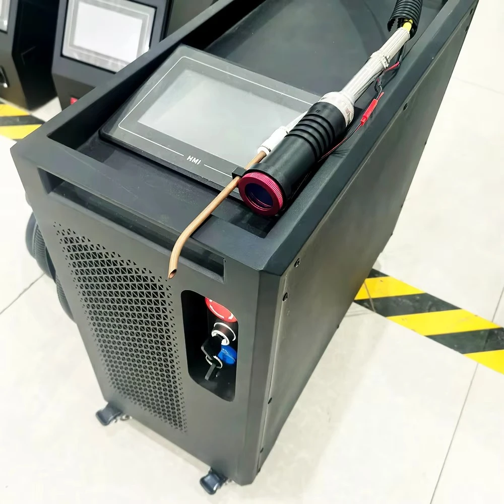 

New Model QCW Air Cooled Handheld Welding 150w 300w Portable Fiber Welding Machine Spot Welders for SS