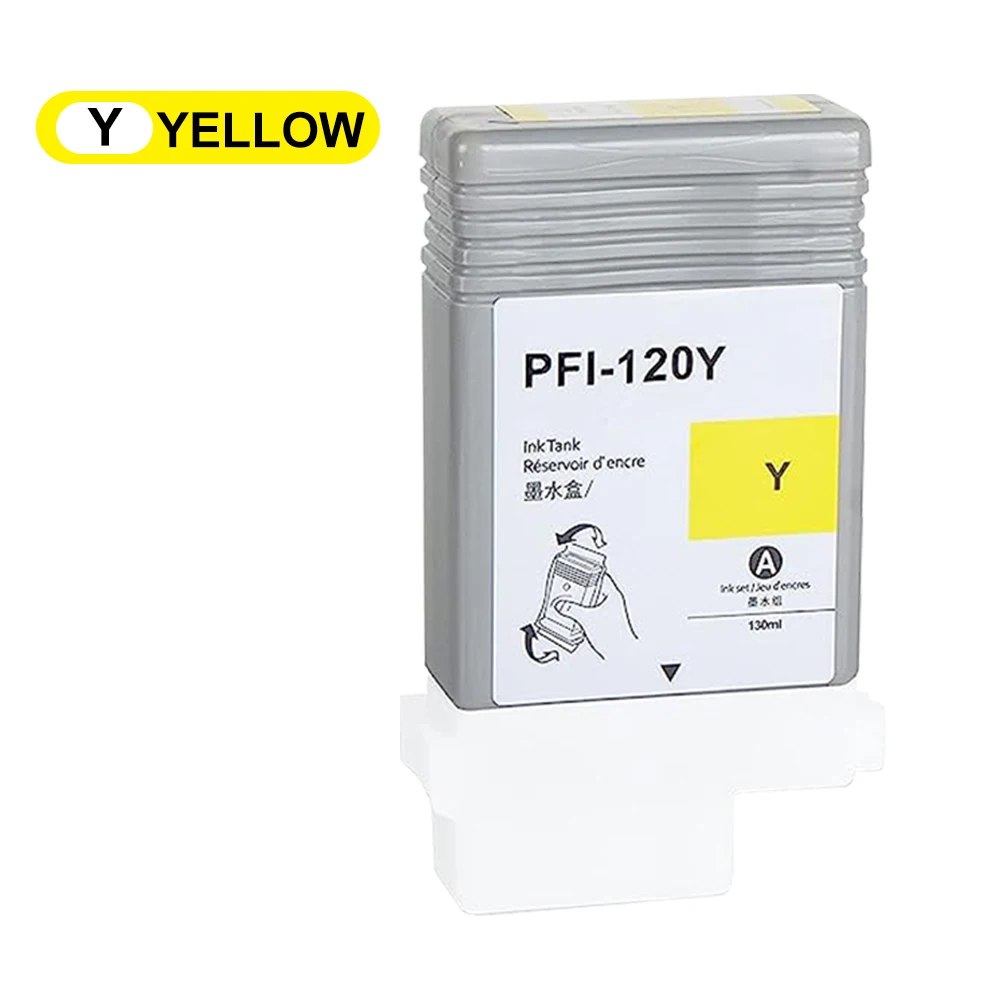 PFI-120 für canon pfi120 tinten patrone kompatibel für canon TM-200 tm200 TM-205 TM-300 TM-305 tm300 130ml pigment tinte 6 teile/satz