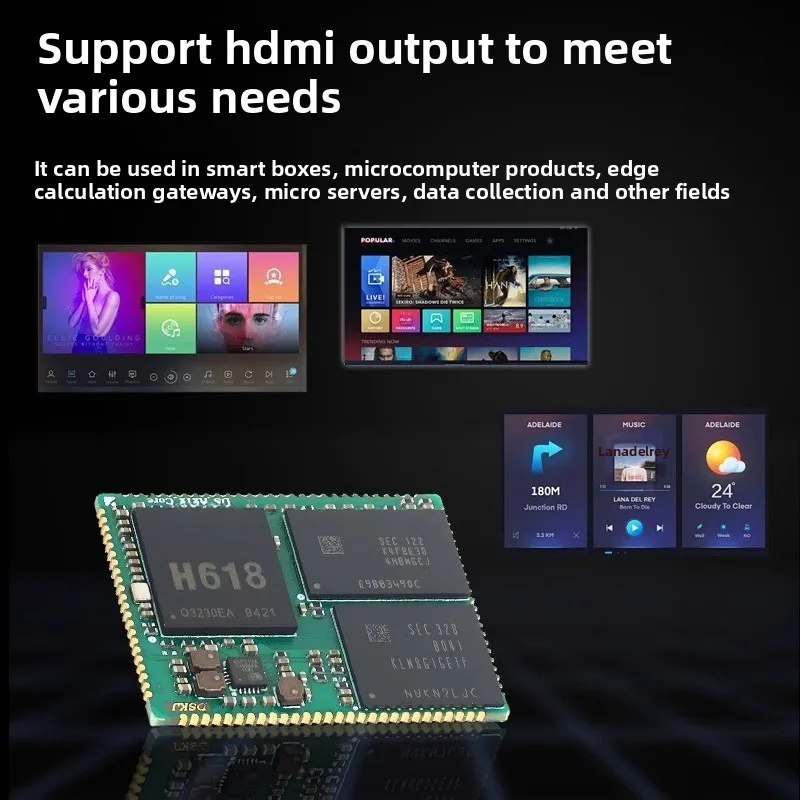 لوحة تطوير اللوحة الأساسية، H616/H618، مناسبة للوحة Android /linux/ubuntu Core #4