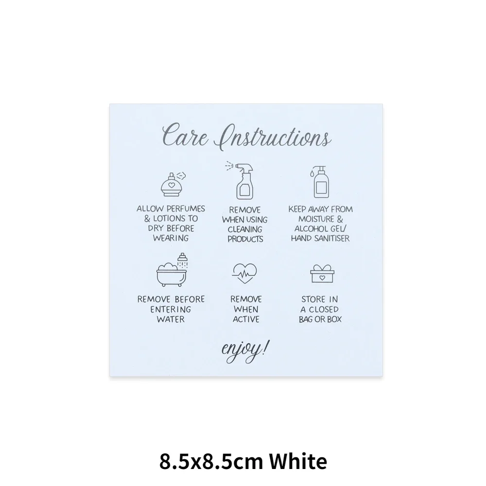 Variant: 8.5x8.5cm White