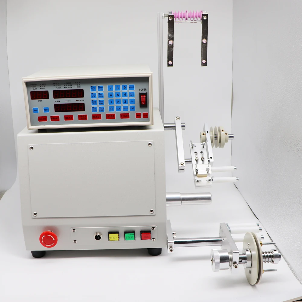 HL-830 CNC Winding Machine Transformer Automatic Wire Winding Tools Single-axis Side Brushless Wire Processing Cables Winder