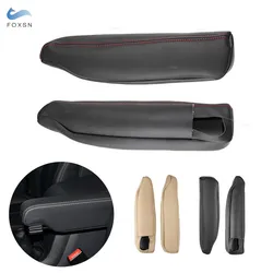 Car Microfiber Leather Seat Armrest Handle Cover Inner Trim For Land Rover Discovery 3 4 2004-2016 Range Rover sport 2005-2013
