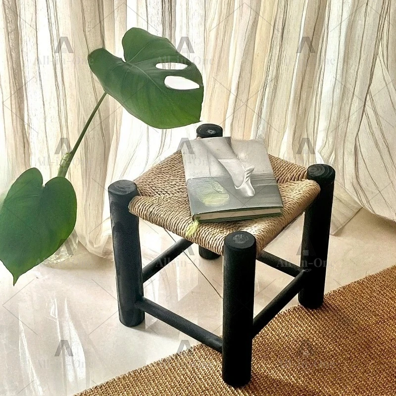 Chinese Style Summer Stool Internet Celebrity Hot-Selling Seat Home Practical Chair