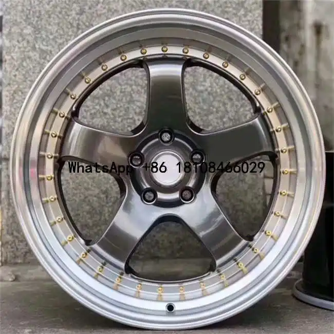 

New design 15 16 17 18 19inch Casting Wheel pcd 5x108 5x112 5x114.3 5x120 Alloy Rims Car Wheels Rims For Modified Car