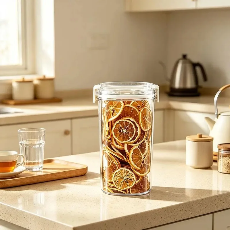 Set of 2 Vacuum Sealed Storage Jars 1300ml with Electric Pump, Airtight Food Canister for Coffee Rice Grain Tea Kitchen Storage