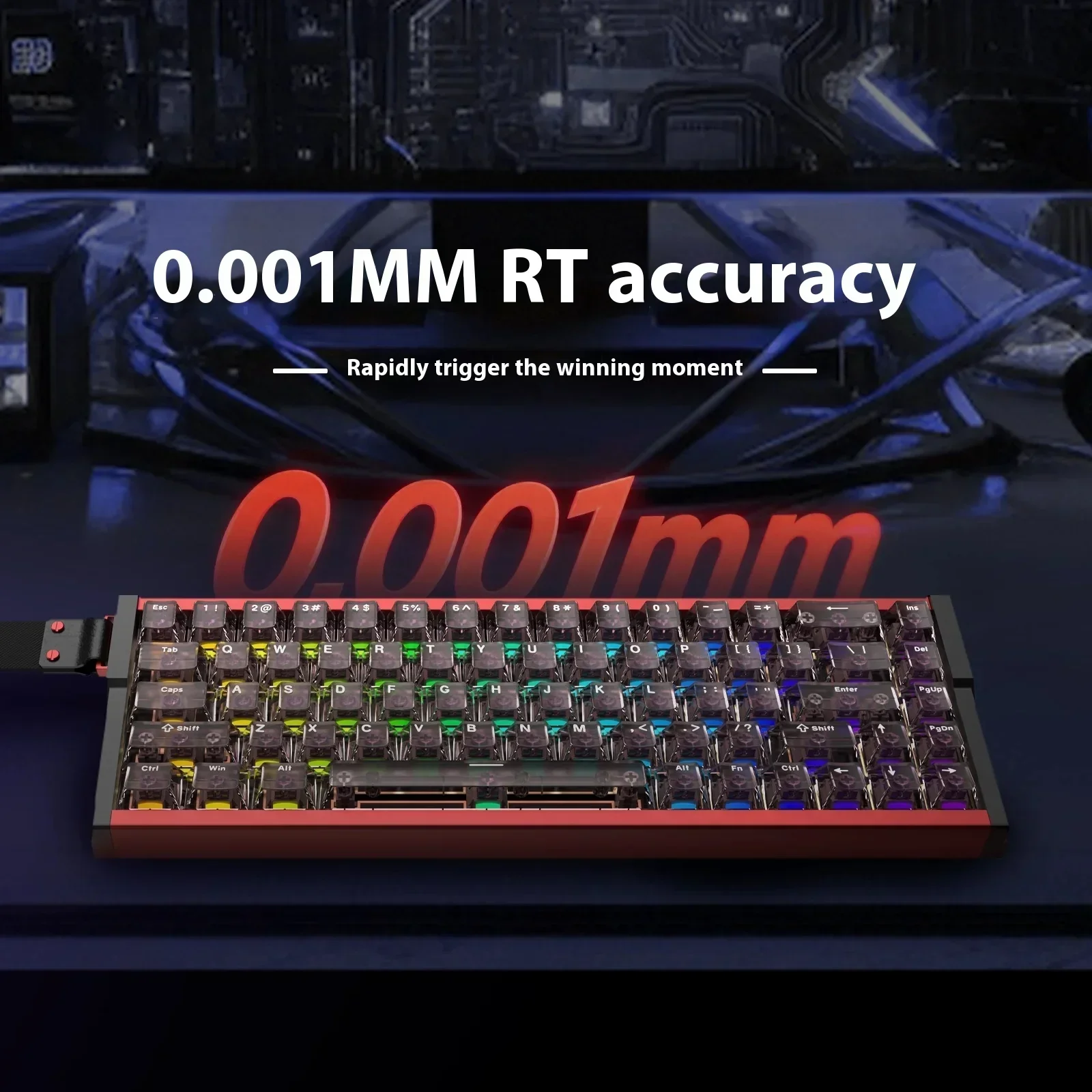 

Irok MG68 Plus Pro Max Keyboard 8K Magnetic Switch Gamer Keyboard RGB PC ESports Hot Swap Mechanical Keyboard MG68 Ace W Gift