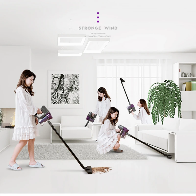 Пылесос бытовой проводной 3-в-1, 400 Вт, 14 кПа