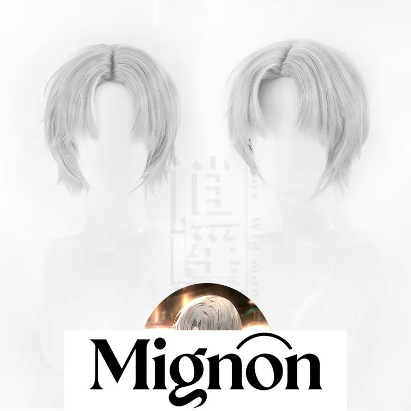 

Свет и ночь Чарли, парик для косплея, имитация кожи головы, средняя часть, короткие волосы, подарок на Хэллоуин