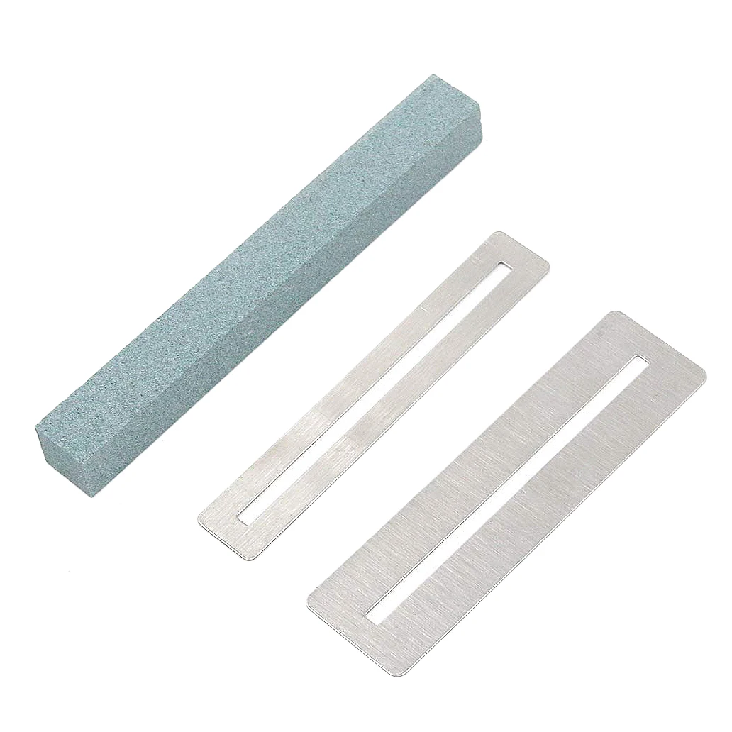 Guitar Cleaning Tool 2 Set Guitar Fingerboard Polish Guitar Fret File Guards Guitar Grinding Stone Fretboard Fret Protector for