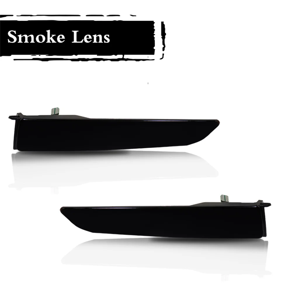 Car LED Front Bumper Side Marker Turn Signal Lights Parking Lights For Ford Fusion 2010 2011 2012 Fender Flare Indicator Lamps