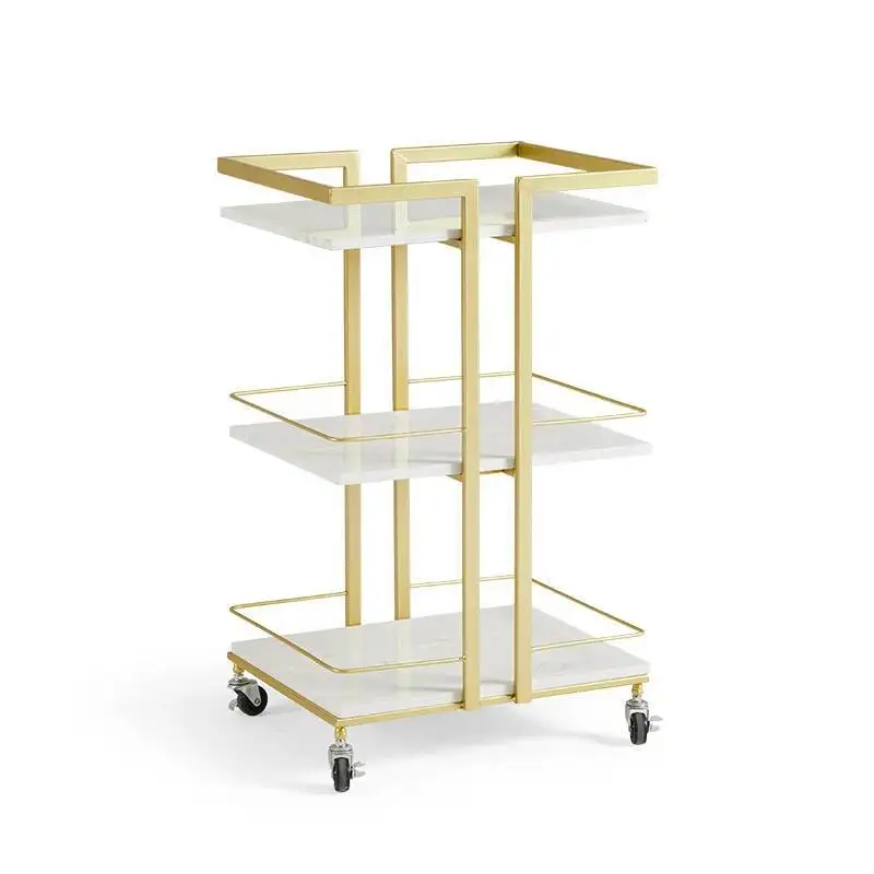 Iron Nail Slate Salon Salon Trolleys Modern Beauty Salon Tool Trolley Cart Multi-layer Mobile Storage Shelf Salon Furniture 트롤리