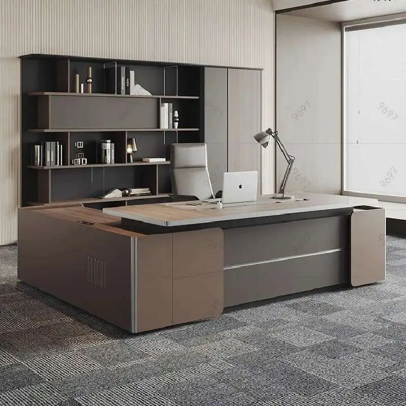 

Home Office Desk Electric Height Adjustable Square Table Study Tables Midi Modern Motion Extendable Furniture Corner Organizer