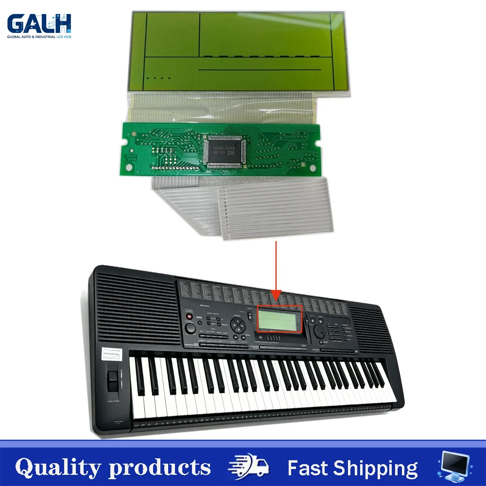 LCD Display Screen For Yamaha PSR-520 PSR 520 PSR-620 PSR 620 Electronic keyboard display assembly Replacement LCD Monitor