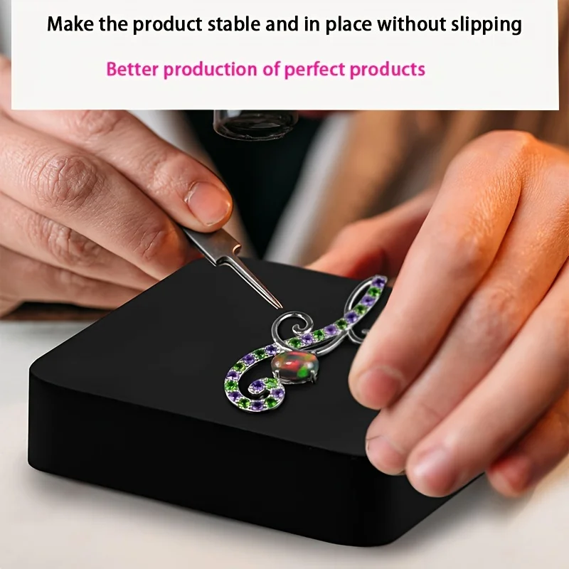 Benching Block Jewelry Hammer Metal Shaping Tool Jewelry Crafting Tool Rubber Mat Stamping Hammer
