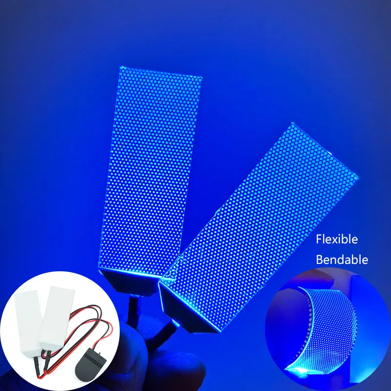 Flexibele buigbare DIY LED-lichtogenkits voor Iron Man Halloween-helmmasker Ooglicht Cosplay-accessoires kunnen bijgesneden rekwisieten