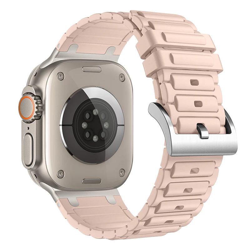 Silikonarmband für Apple Watch Band Ultra 4 49 46mm 44 40mm 45mm 41mm 38mm 44mm für iWatch Series 12 11 10 9 8 7 6 5 4 3 2 1 SE – Detail 20