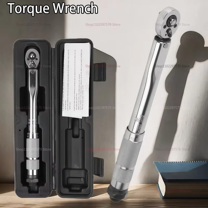 3/8 بوصة محرك انقر مفتاح العزم 19-110N.m مربع محرك اسئلة وجع إصلاح المفك مفتاح أدوات يدوية مع صندوق أداة إصلاح