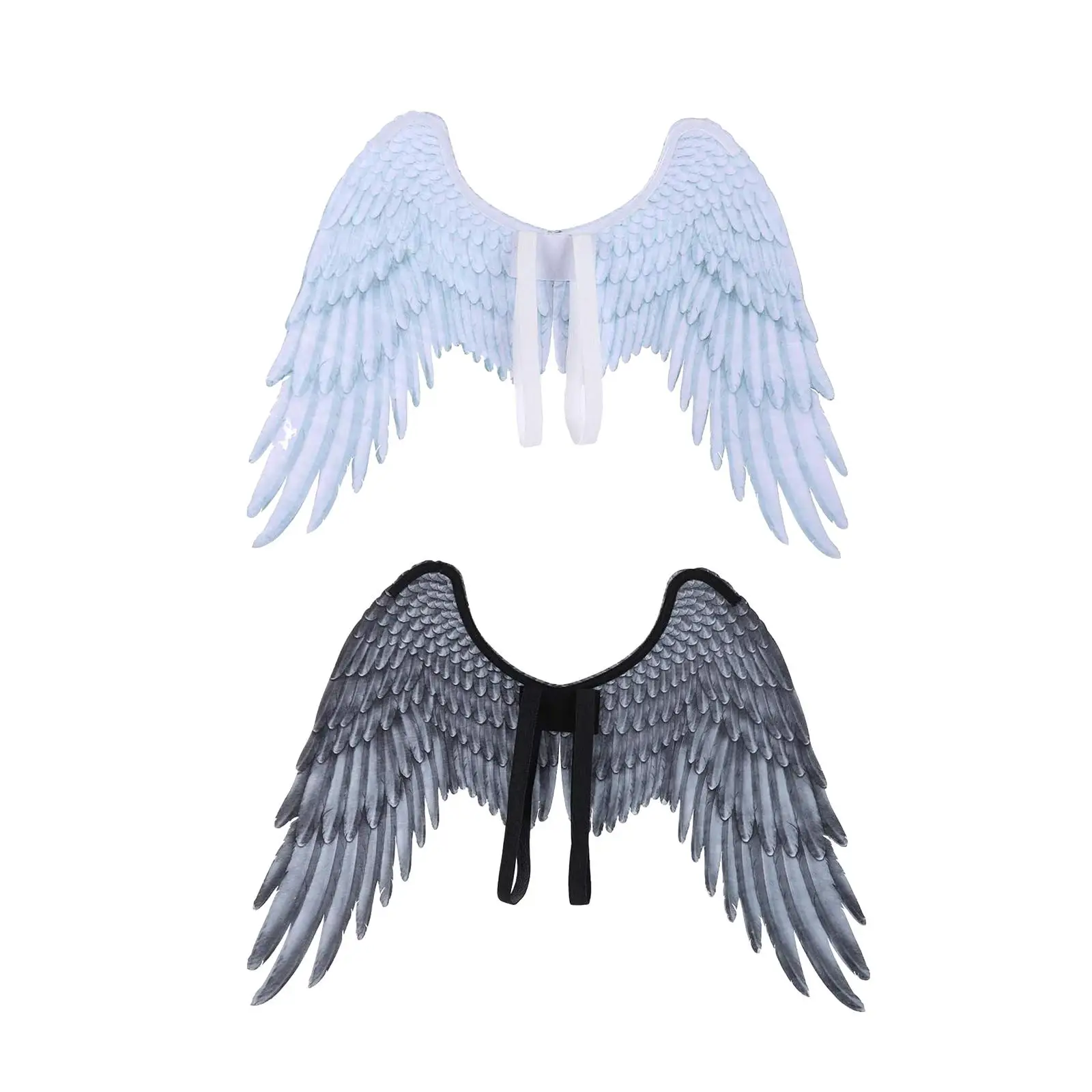 

Feathered Wing Cosplay Costume Decorative Photo Prop for Stage Performance Show Themed Party Celebrations Birthday Carnivals