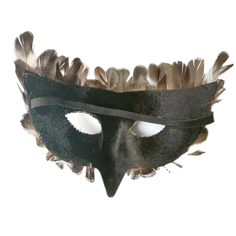 Feather Eagle Mask Halloween Show Party Props