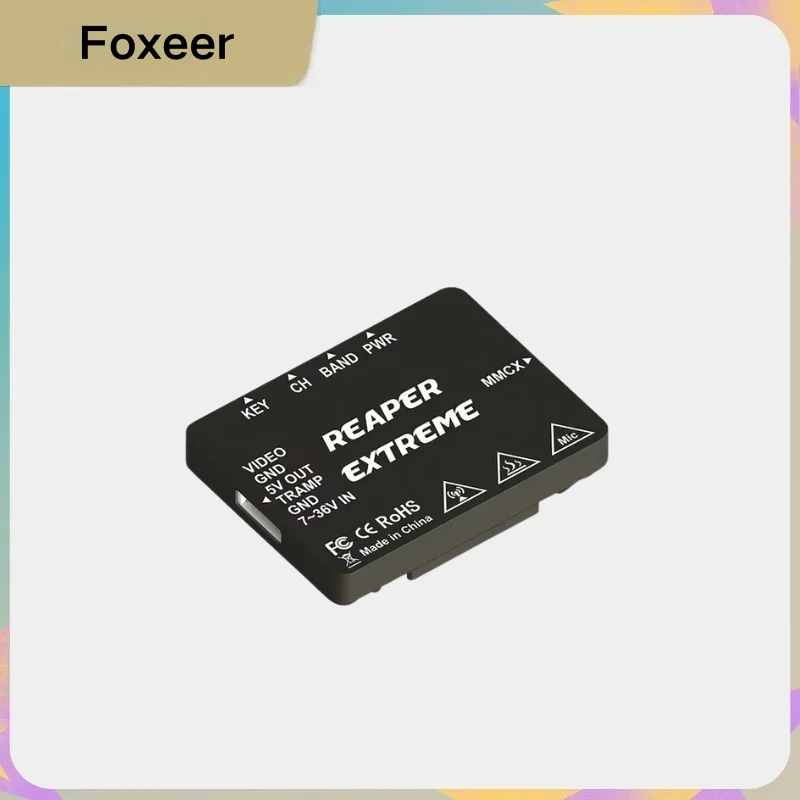 foxeer-reaper-extreme-25w-vtx-58g-72ch-pitmode-2500mw-build-in-mic-cnc-heat-dissipation-shell-2-8s-20x20mm-for-fpv-long-range