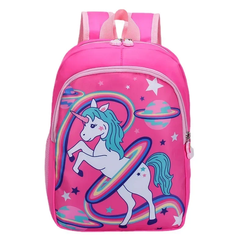 Schooltas Cartoon Kids Rugzak Regenboog Paardenprint Kleuterschool Schooltas 1-3 Klas Basisschool Boekentas Rugzak Voor Meisjes