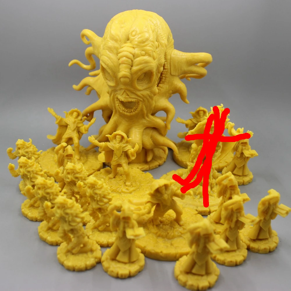 Cthulhu Wars Game Miniatures Great Cthulhu Crawling Chaos Yellow Sign Black Goat