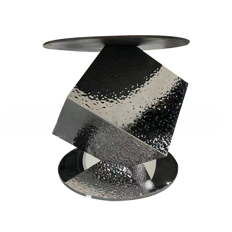 High-end stainless steel base luxury stone metal new table foot bracket